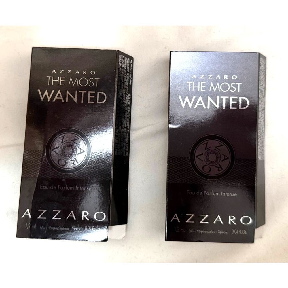 Azzaro The most wanted perfume samples x2